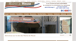 Desktop Screenshot of mairesdemeuse.com