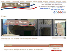 Tablet Screenshot of mairesdemeuse.com